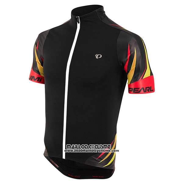 2017 Maillot Ciclismo Pearl Izumi Noir et Rouge Manches Courtes et Cuissard